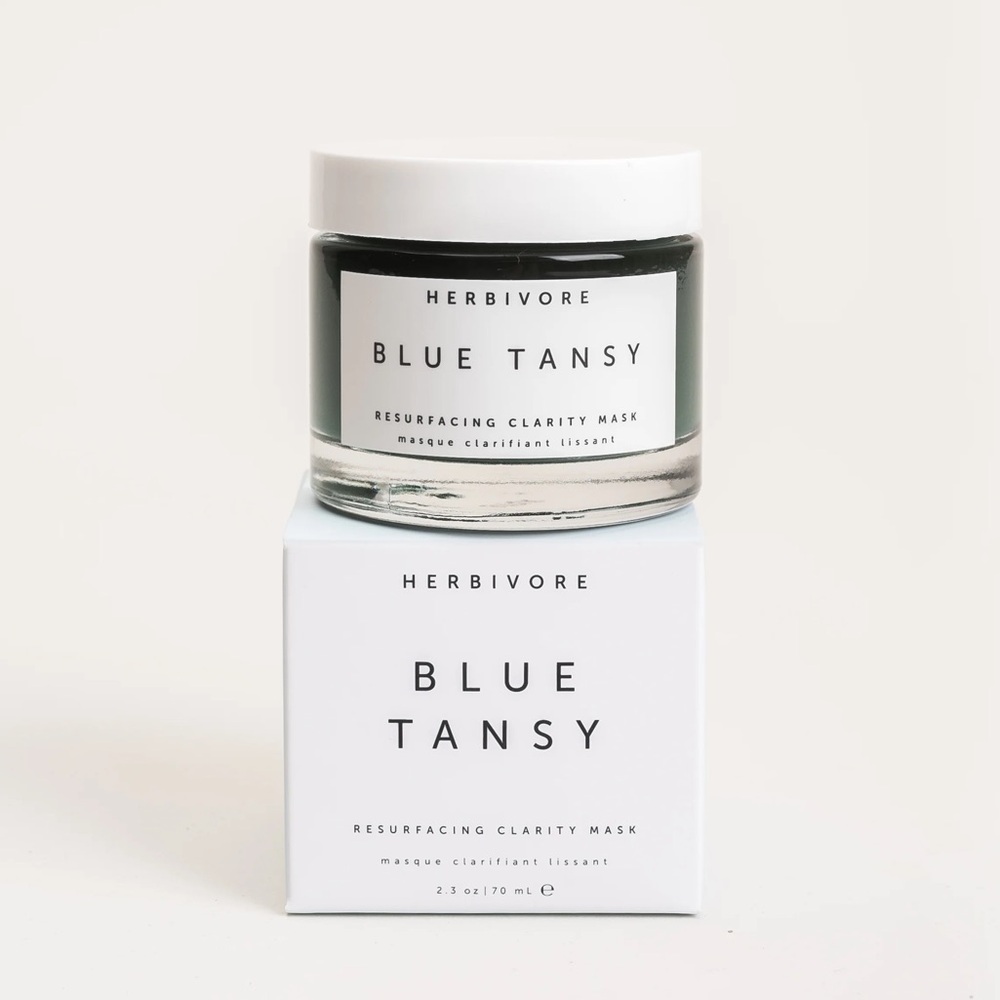 NEW in Box Herbivore Botanicals Blue Tansy Mask - White and Blue
